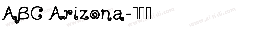 ABC Arizona字体转换